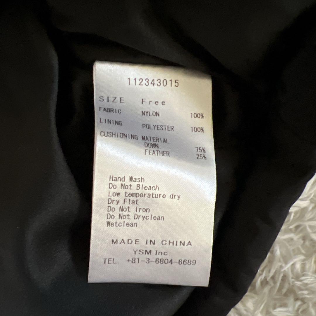 【Darich 】クロップドパフダウンジャケット　ブラック