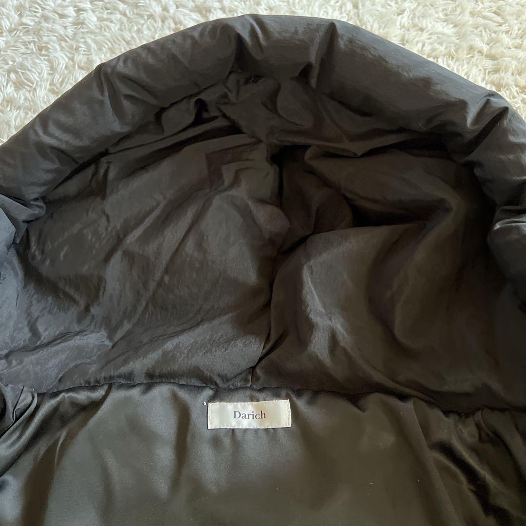 【Darich 】クロップドパフダウンジャケット　ブラック