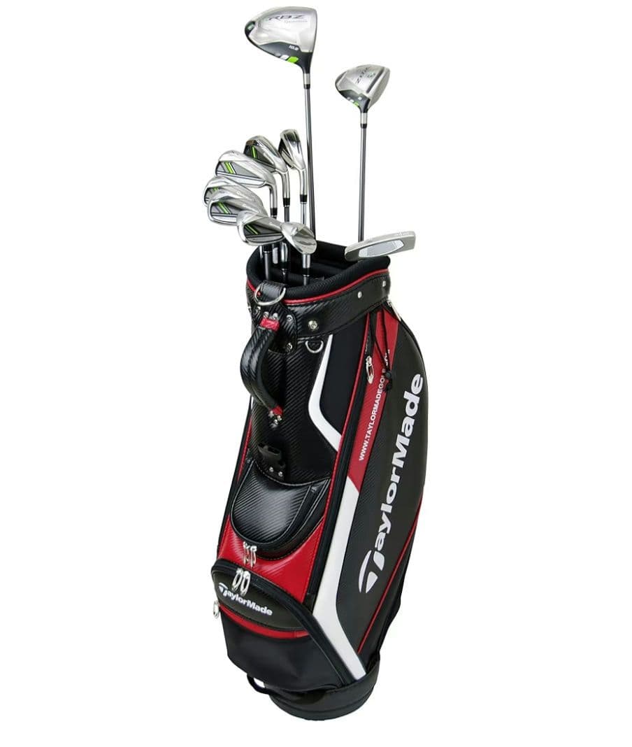 TaylorMade ゴルフクラブセット　練習用バッグ他初心者向けゴルフ用品付