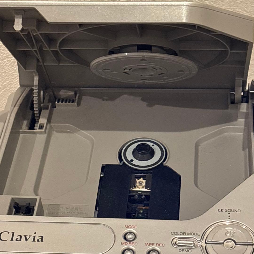 極美品VictorCD-MDポータブルシステムRC-LIMDClaviaラジカセ