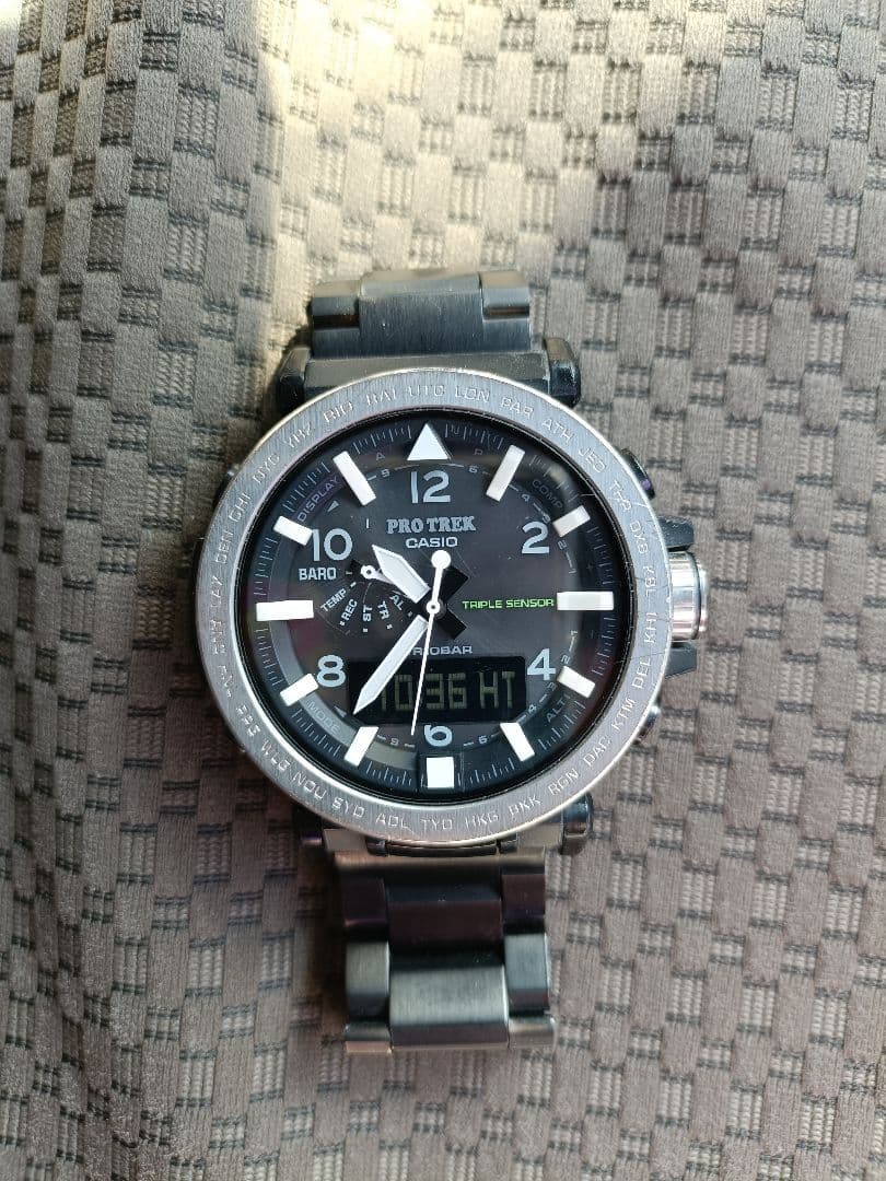 PRO TREK PRG-650 ブラック腕時計