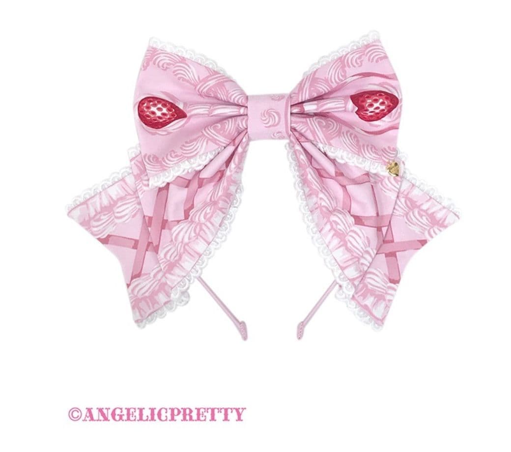 Decoration　Strawberryジャンパースカート、カチューシャセット