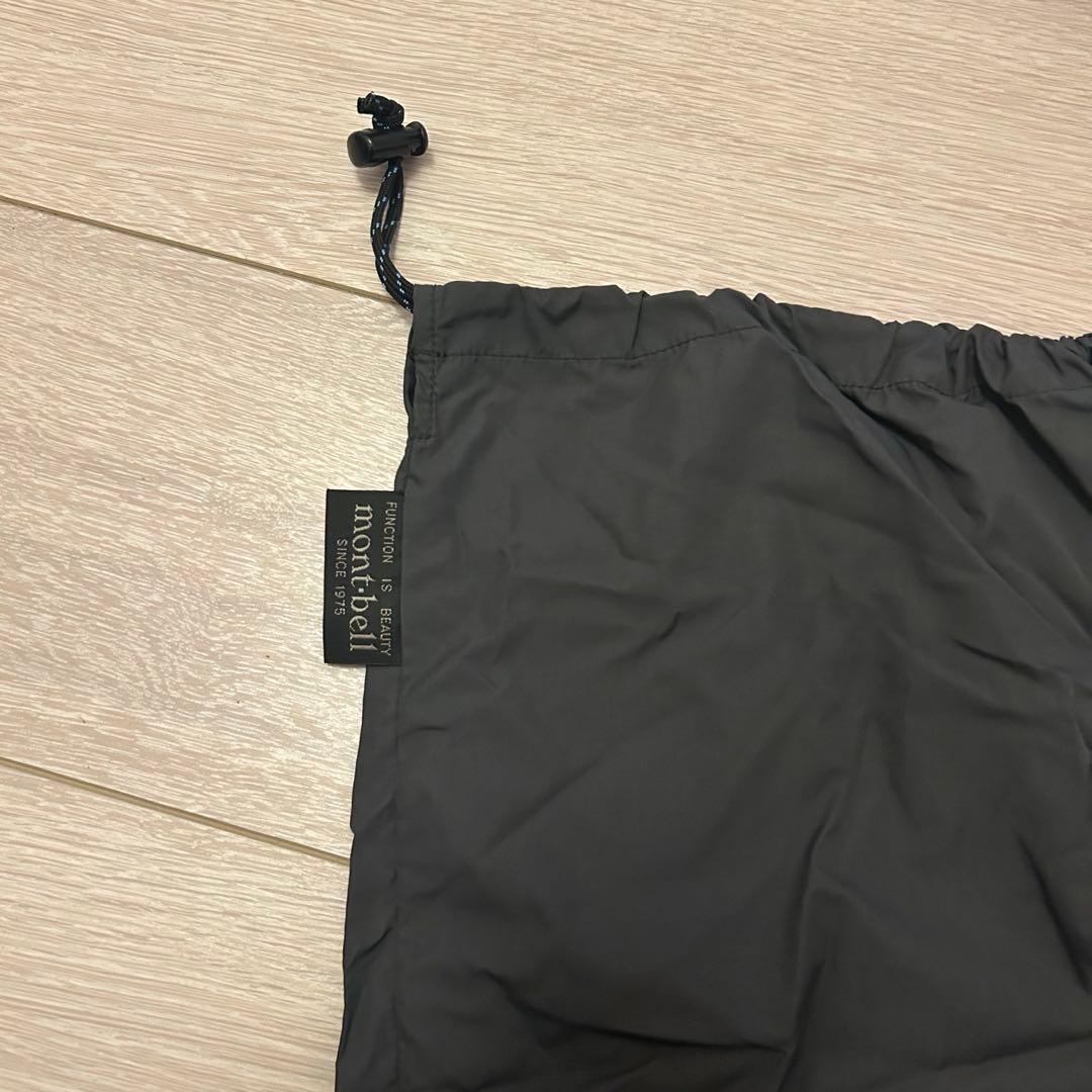 mont-bell トラベルダウンコート/ダウンジャケット/L/BLK収納袋付き