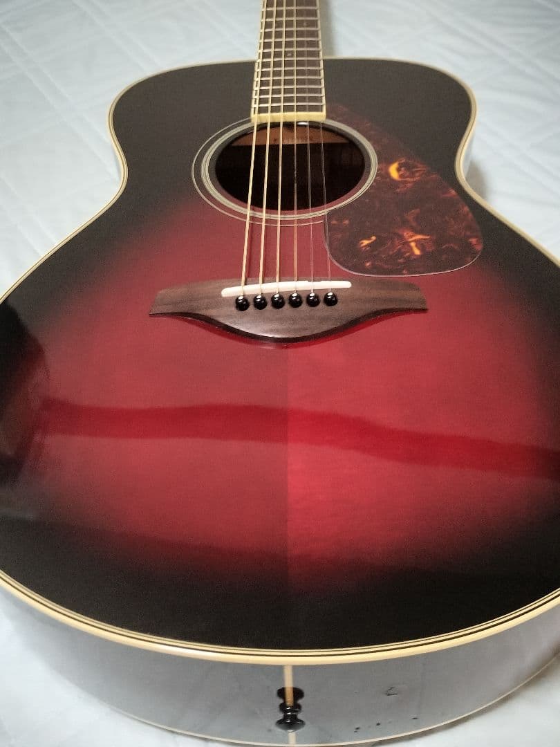 YAMAHA FS-720S TOP単板 ギター 小ぶり ヤマハ ケース付