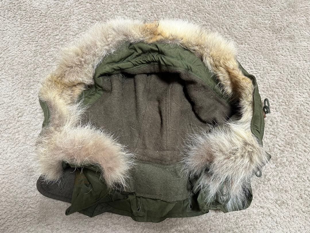 【米軍実物】M-65フィッシュテール　M-51フード付き　XL　70s