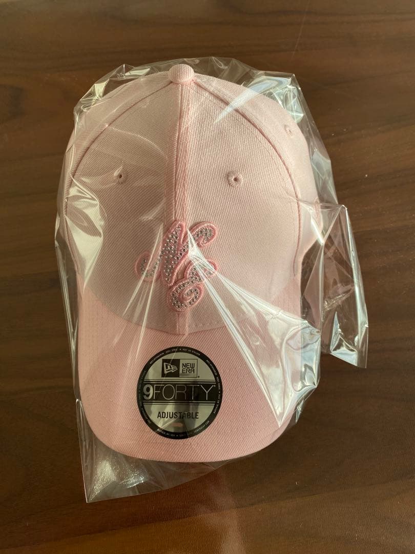 9FORTY Rhinestone ラインストーン クラシックロゴ ピンク