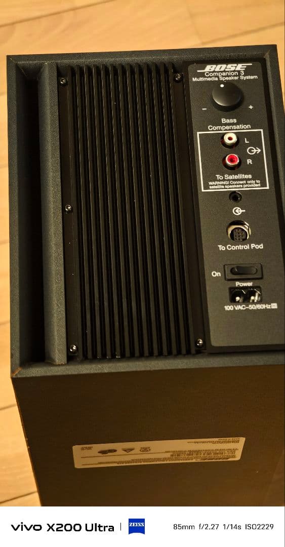 BOSE Companion 3 サブウーファー本体 動作未確認