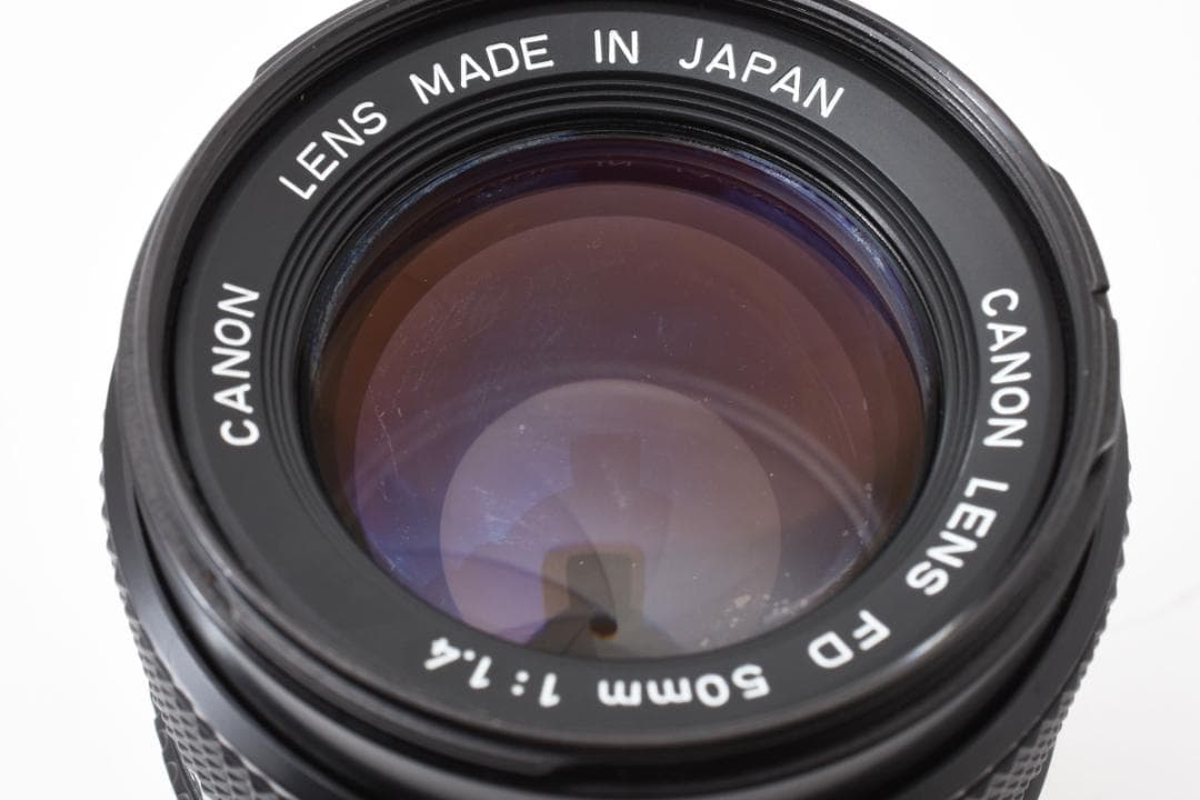 超美品 CANON NEW FD 50mm f1.4 MF レンズ　B591
