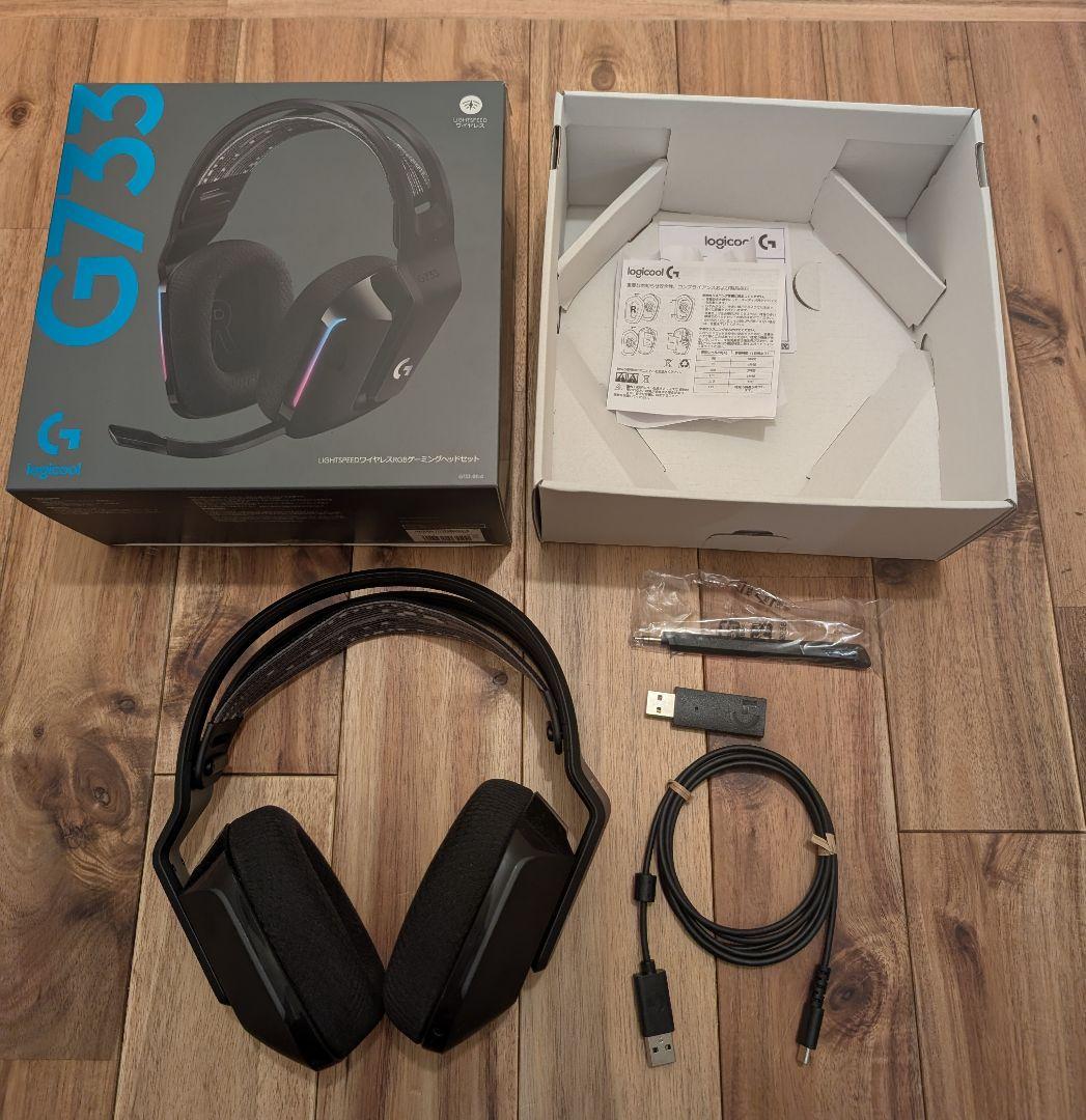 2/4 最終値下げ　logicool G733 ゲーミングヘッドセット