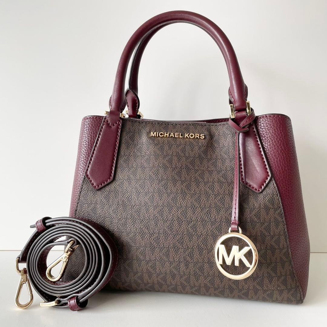 【ほぼ新品】MICHAEL KORS 2way ハンドバッグ サッチェル MK