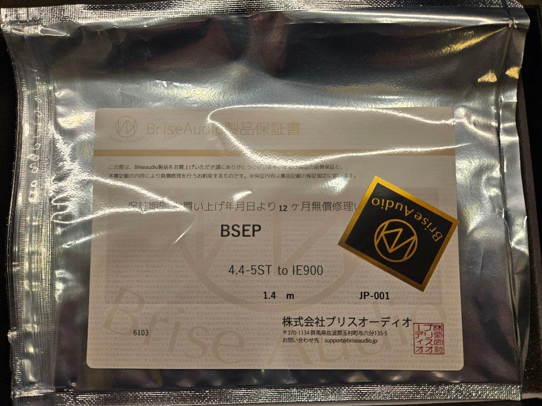 イヤホン SENNHEISER brise audio BSEP for IE900