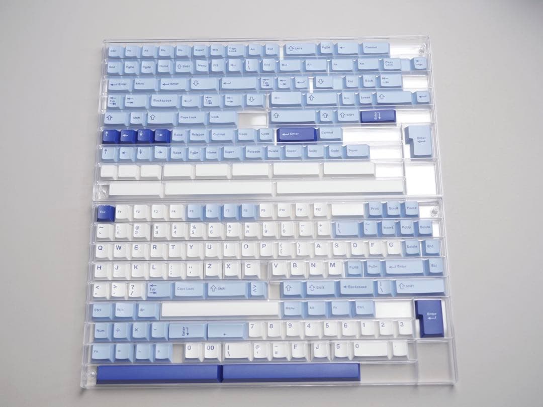 キーボード WS Blue Oasis keycaps