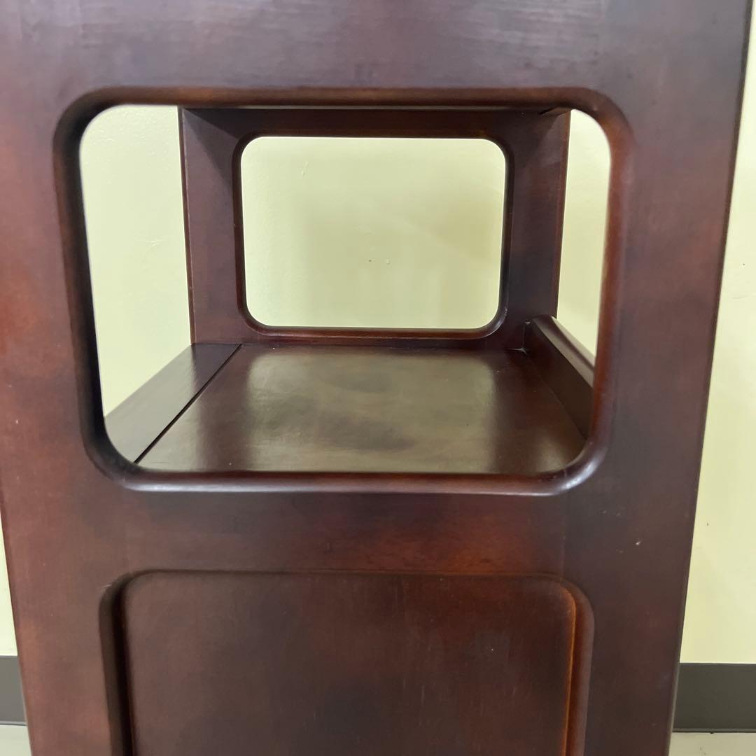 karimoku カリモク家具 飾り台　花台　電話台 昭和レトロ