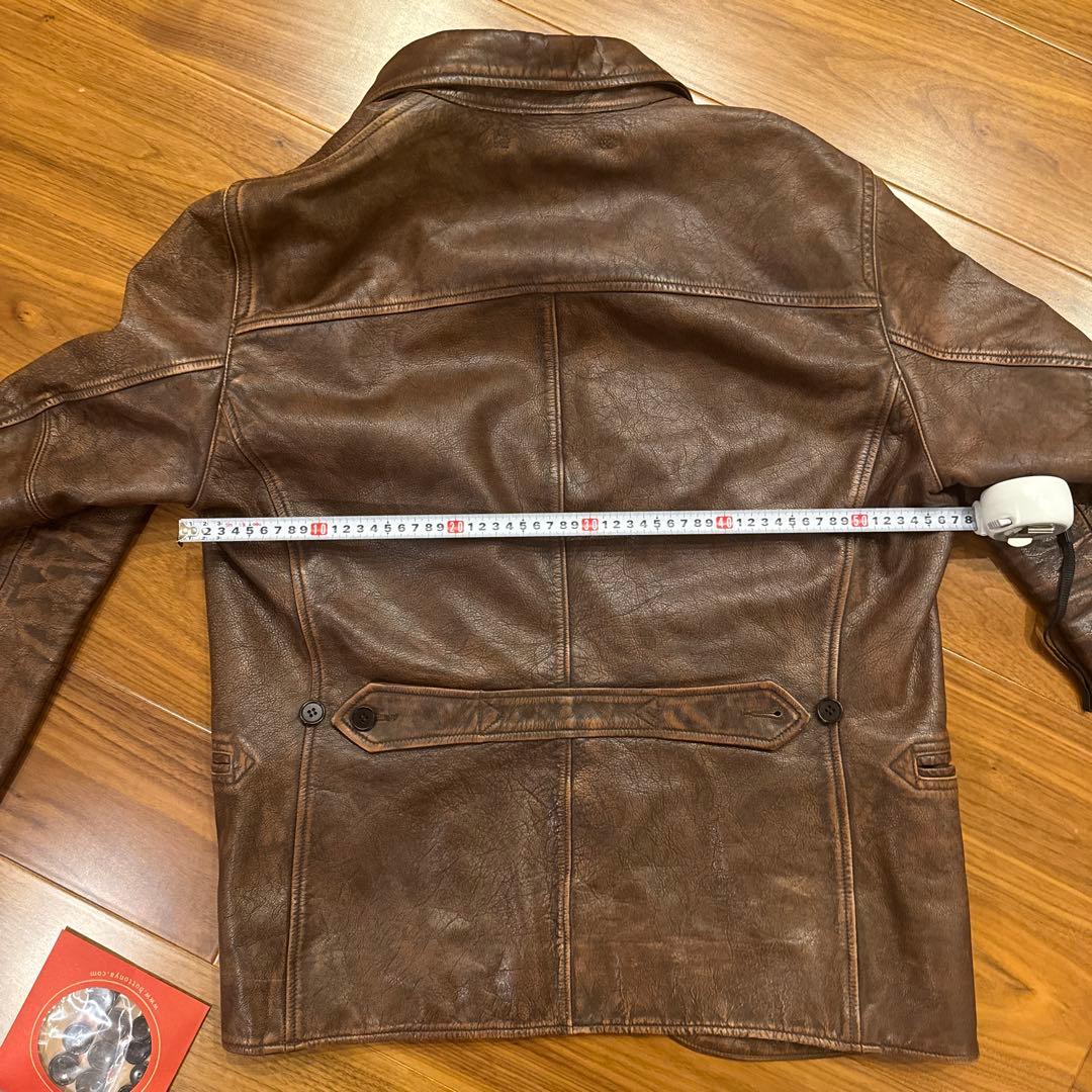 【希少】RRL レザーカーコート M 2020年製 完売品（代えボタン付）