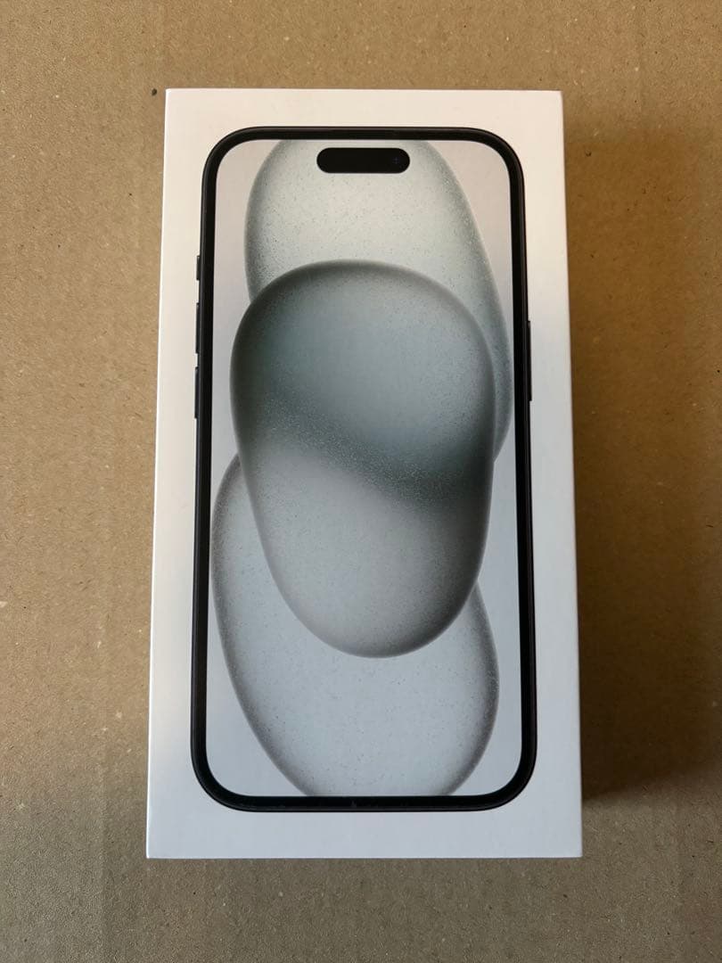 新品未使用 Apple iPhone 15 ブラック 本体 128GB 残債なし