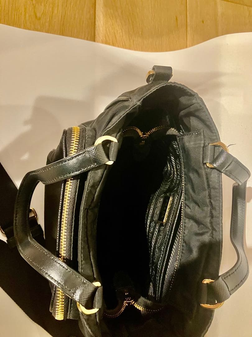 PRADA プラダ ハンドバッグ TESSUTO ※補修アリ、一部欠損