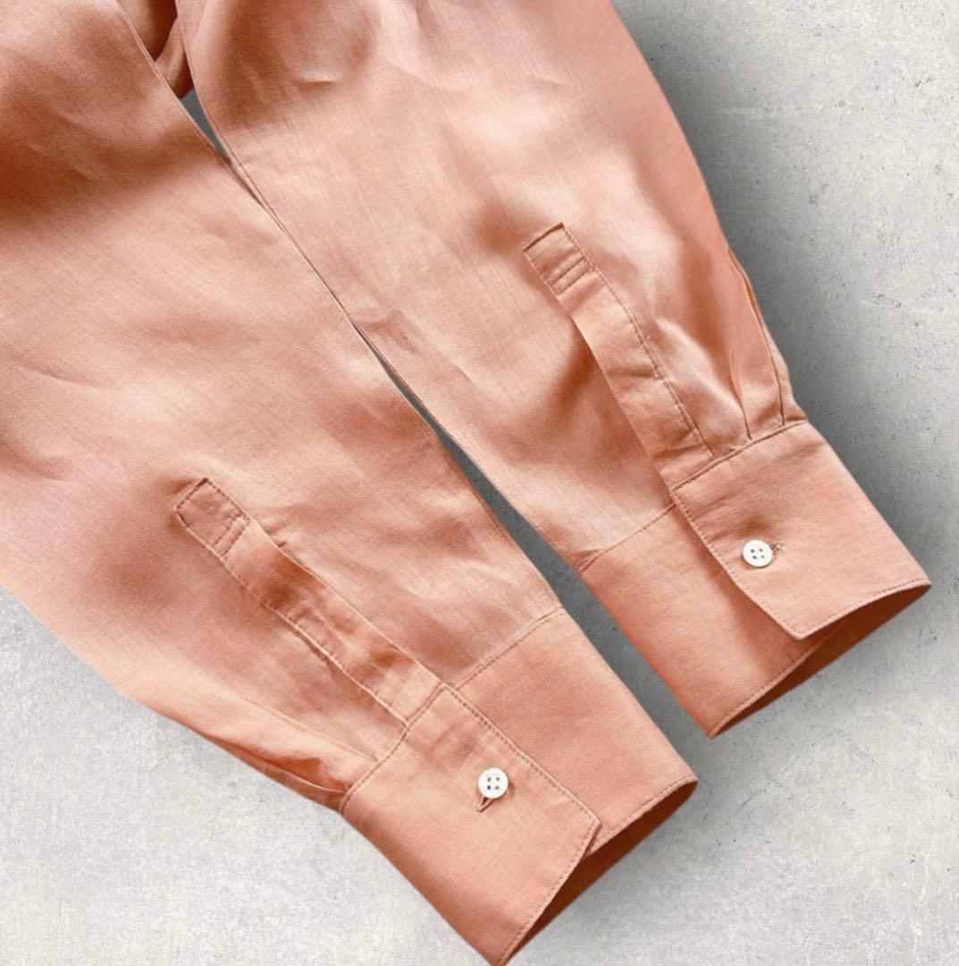 12時まで値下げ‼️未使用タグ付✨スピックアンドスパンラミーチュニックシャツリネン