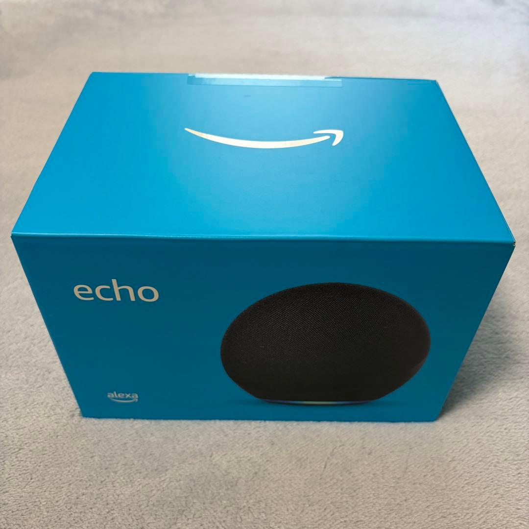 新品 Amazon Echo（エコー）第4世代 チャコール ①