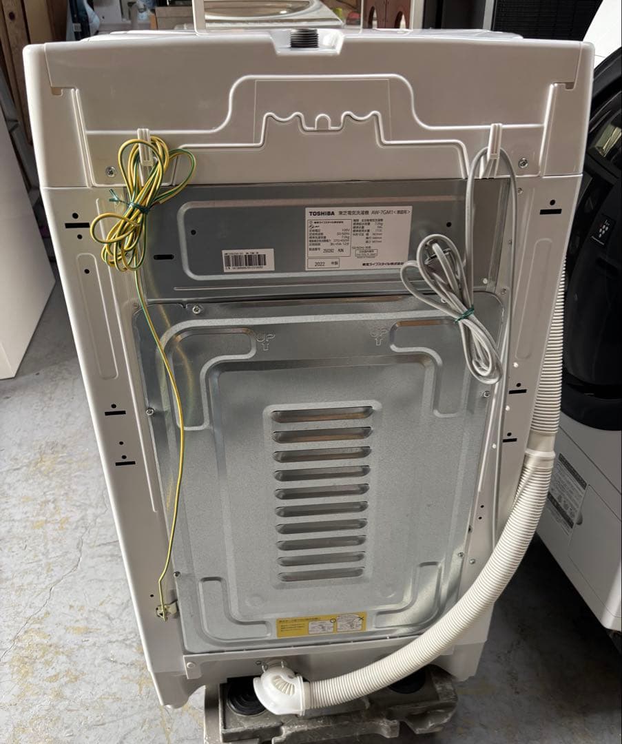 TOSHIBA 東芝 7Kg 洗濯機2022年製 分解クリーニングUsed/美品