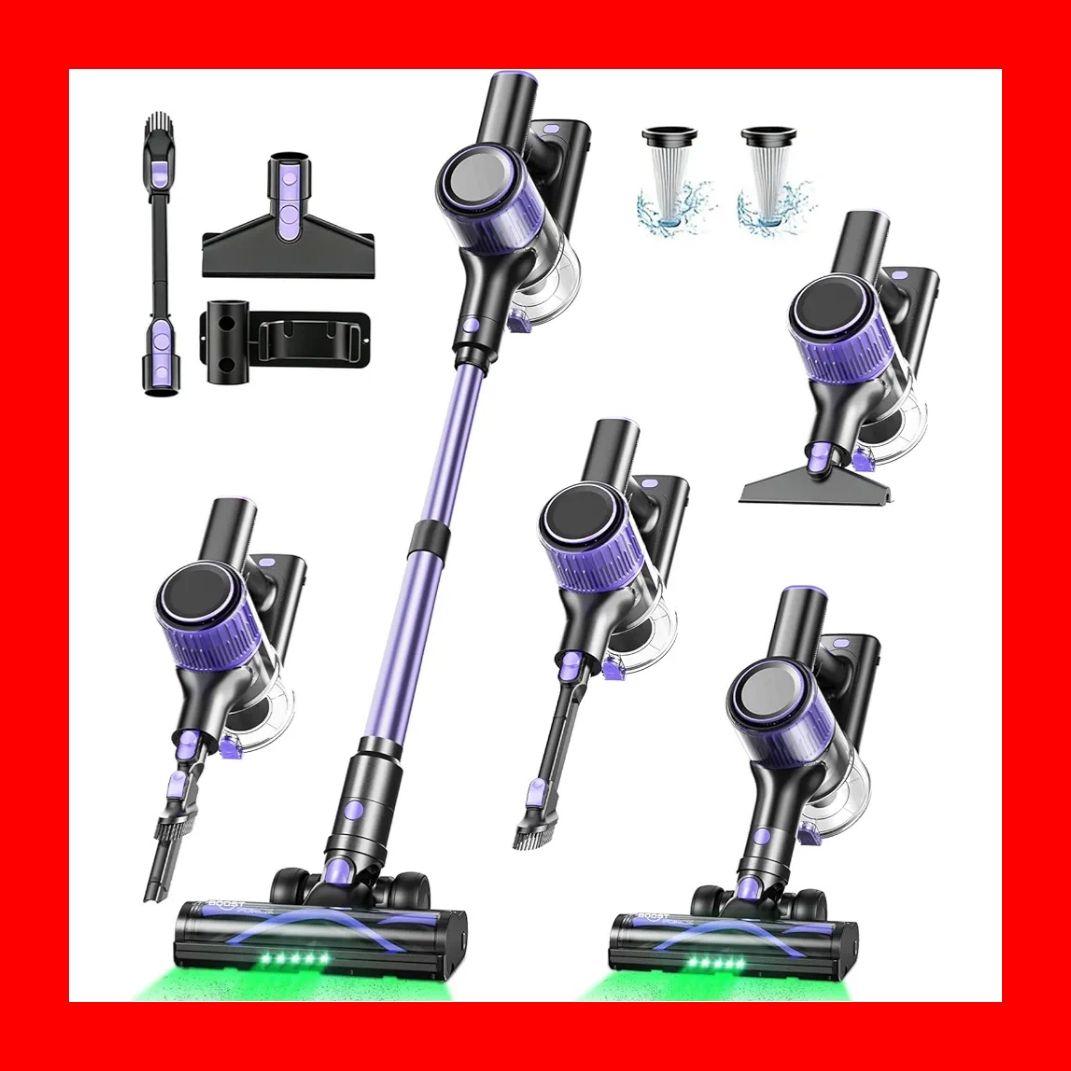 90000Pa 掃除機 コードレス 超強力吸引 自立式 LED液晶ディスプレイ