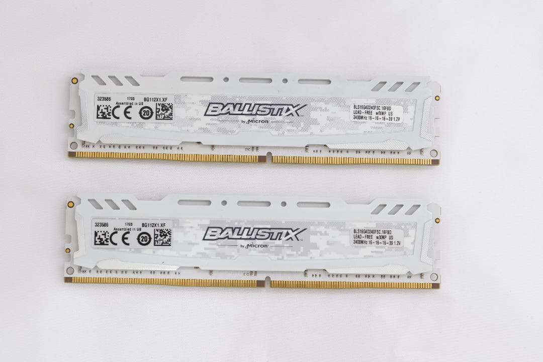 即発送 CRUCIAL BALLISTIX DDR4 32GB 16GB×2枚①