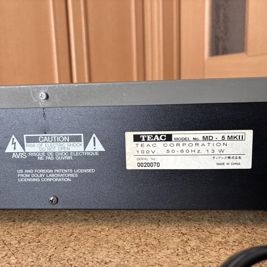 TEAC MD-5 MKII 純正リモコン MDレコーダー LP mk2