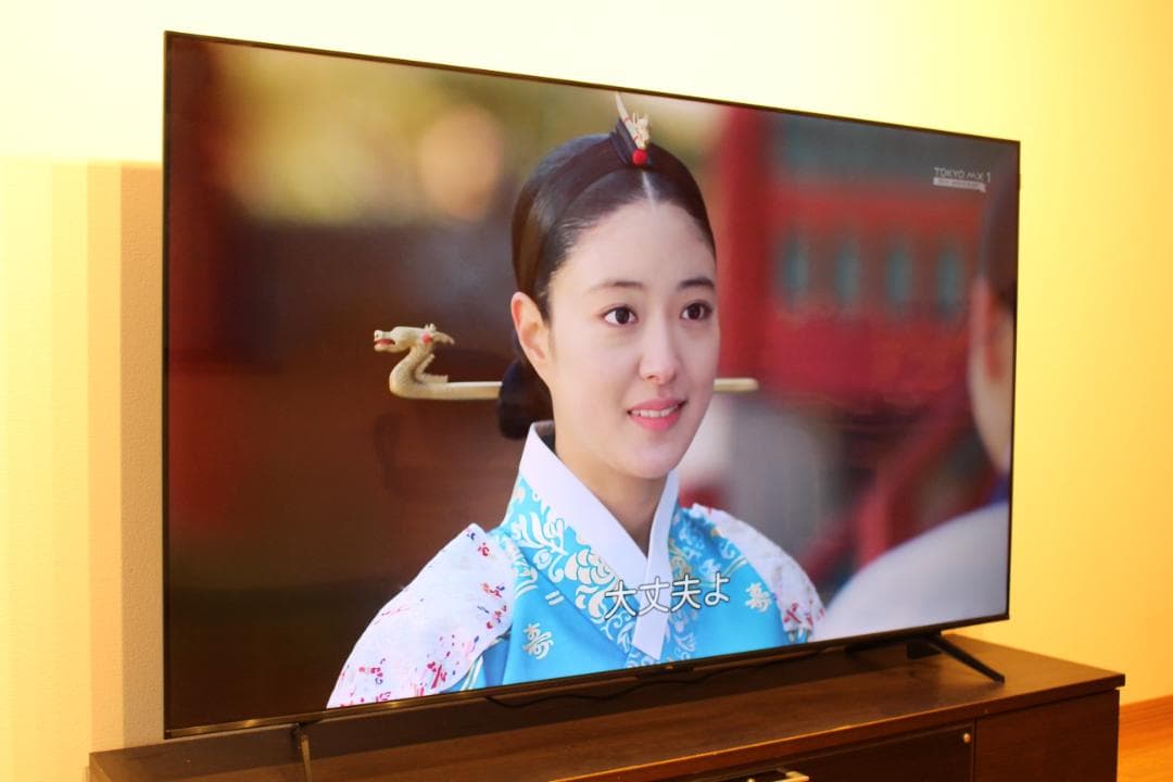 美品 TCL 75T8B 2024年製 75インチ大迫力4K地デジネット動画対応