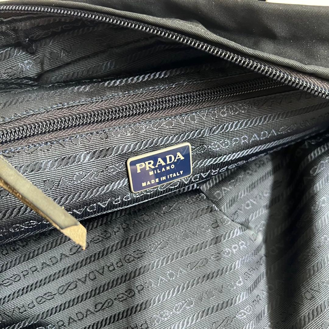 バッグ PRADA PYTHON MINI BOSTON TOTE HAND BAG