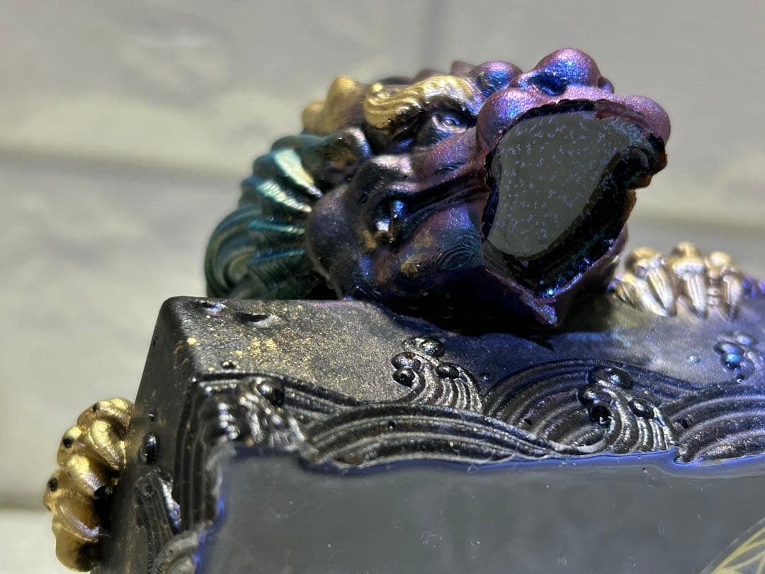 【水わらび】⭐️最強財運〜龍神様⭐️イケメン紫龍　ずっしり801g