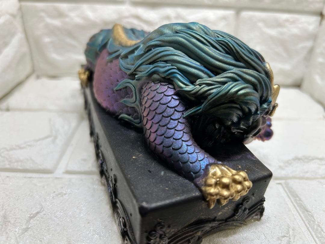 【水わらび】⭐️最強財運〜龍神様⭐️イケメン紫龍　ずっしり801g