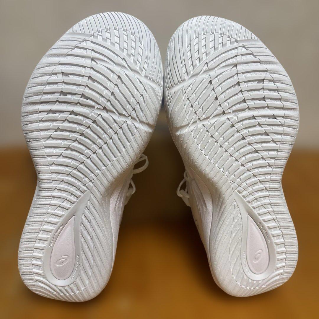 シューズ(男性用) NOVA SURGE LOW2 asics 26.5 US8.5 white