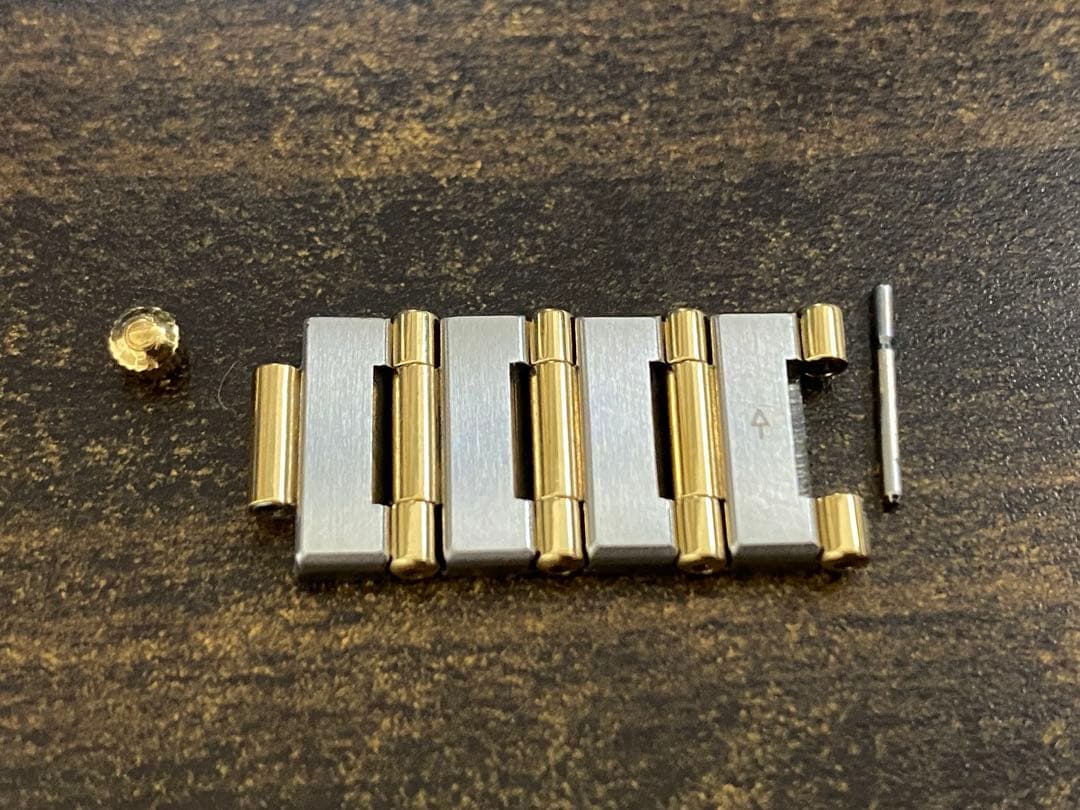 オメガ コンステレーション 純正コマ YG×SS 幅12ｍｍリューズおまけ