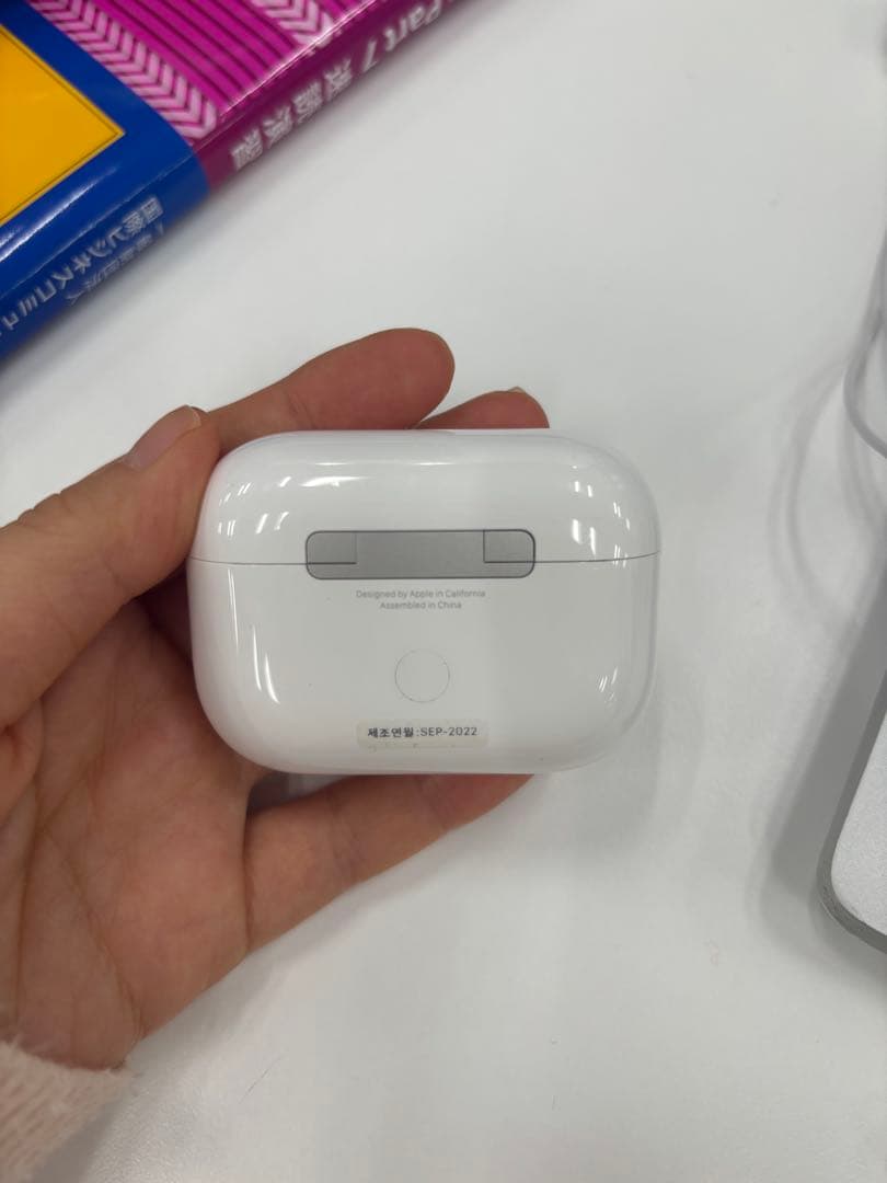 AirPods本体 2022年製 ホワイト イヤーチップ付き