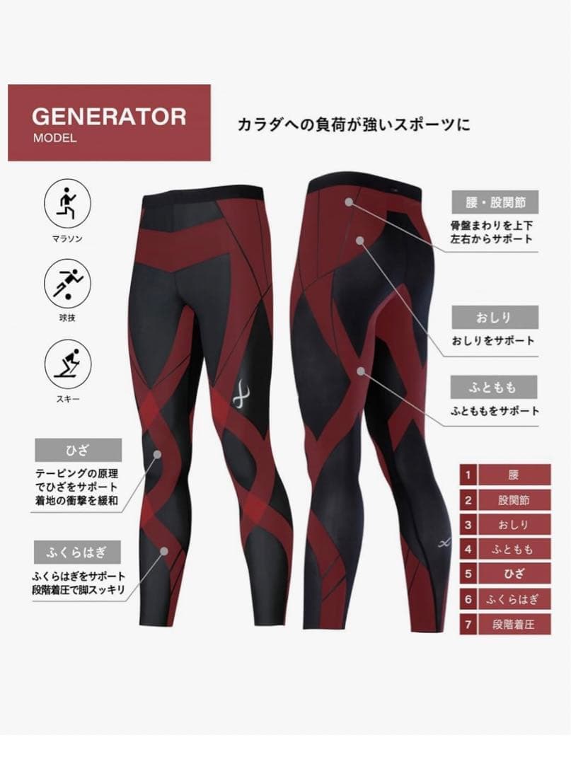 CW-X ブラック ジェネレーターM