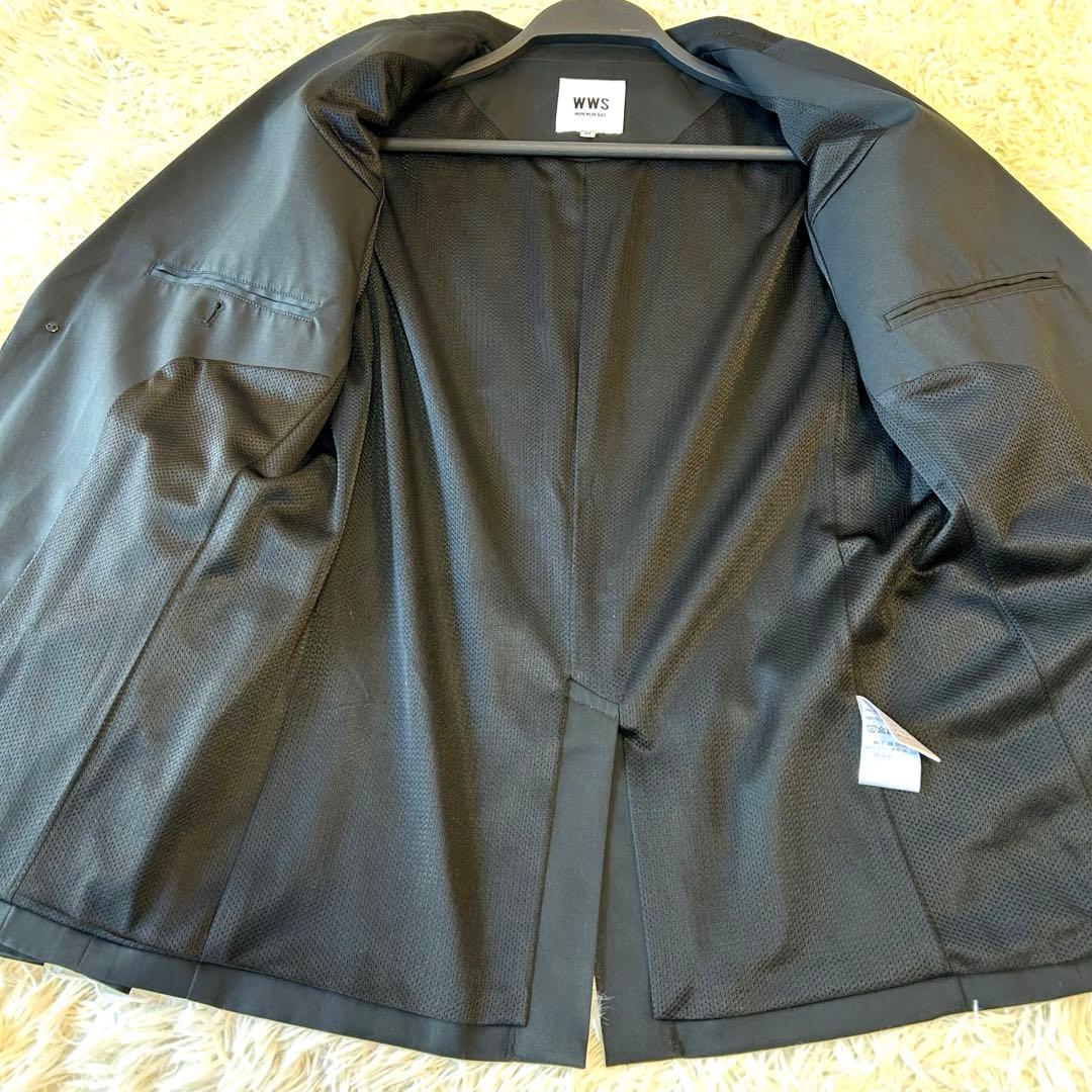 WWS ワークウェアスーツセットアップスーツ　ストレッチ　洗える　撥水