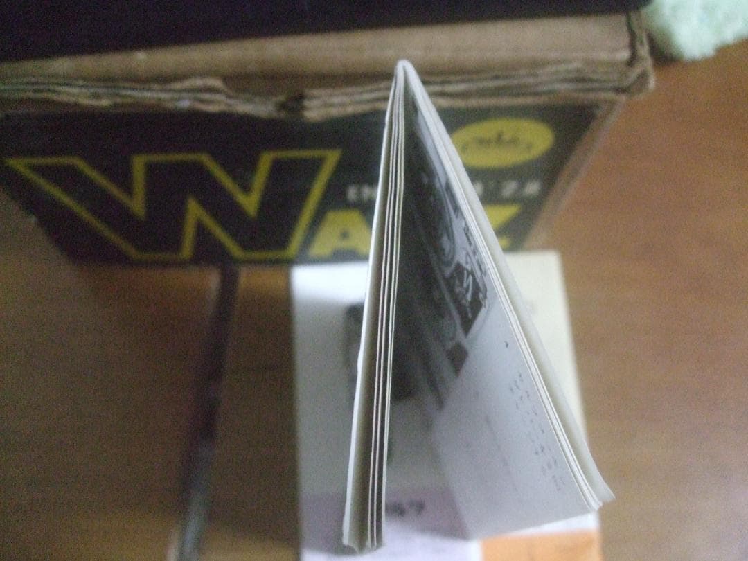 ワルツ・カメラ、元箱と取説付き。昭和35年４月・購入