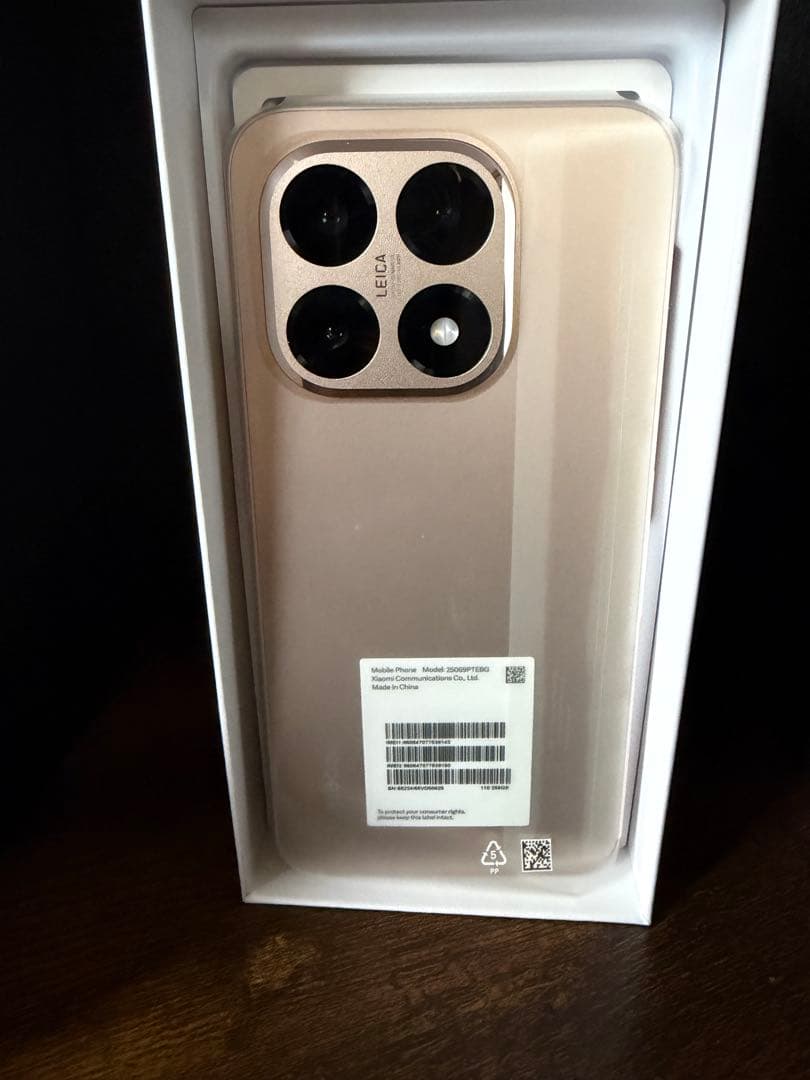 12GB+256GB Xiaomi 15T ローズゴールド　SIMフリー