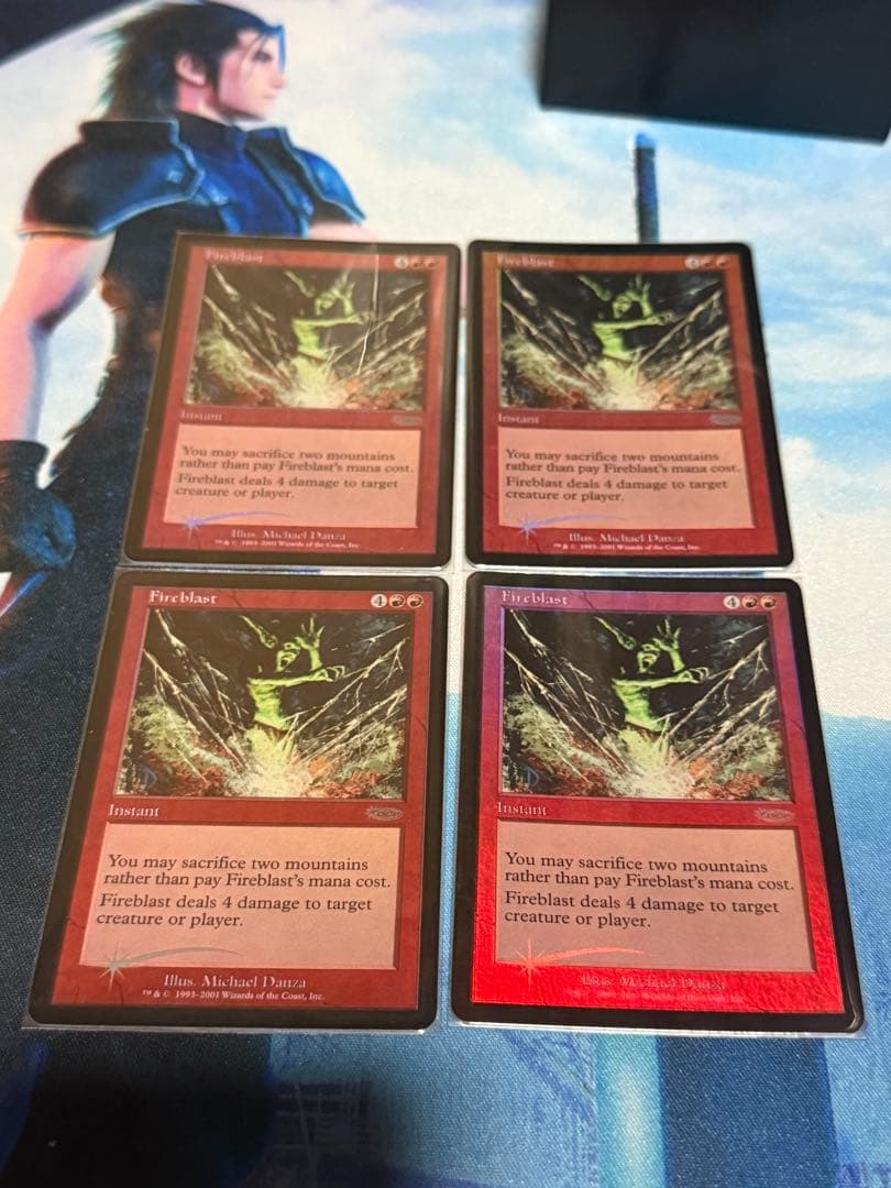 Fireblast 火炎破　foil4枚セット マジックザギャザリング