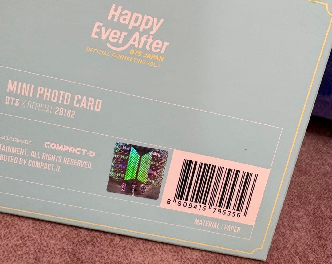 BTS Happy Ever After ハピエバ　ミニフォト　グク　コンプ