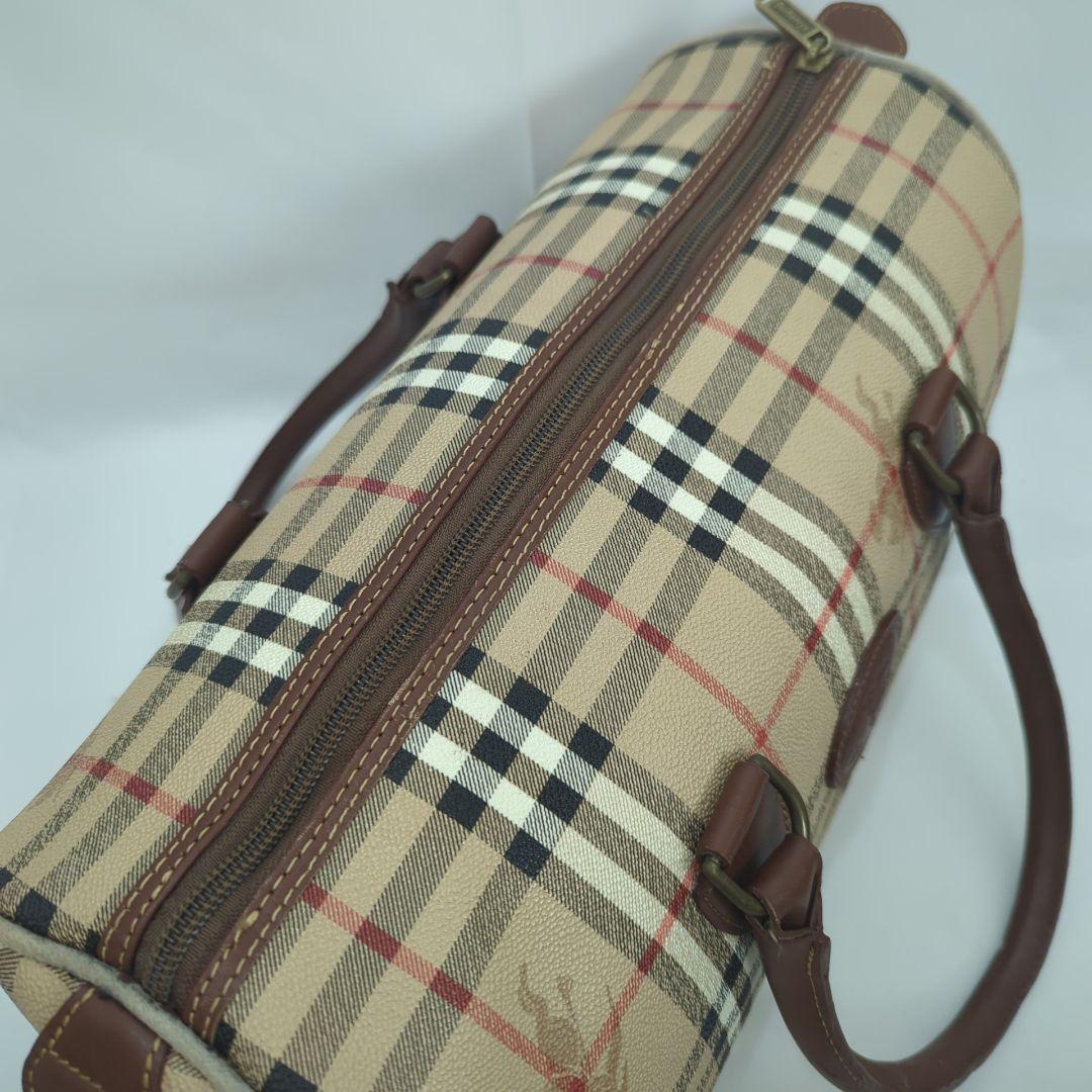 BURBERRY バーバリー ノバチェック ショルダー ミニ ボストンバッグ