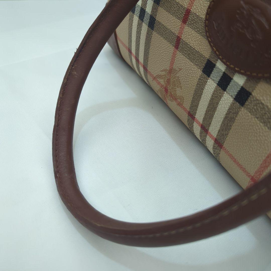 BURBERRY バーバリー ノバチェック ショルダー ミニ ボストンバッグ