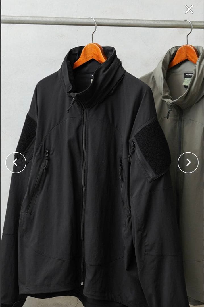 【美品】WAIPER LEVEL5ソフトシェルナイロンジャケット 完売品 古着