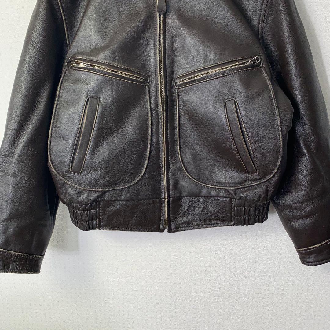 ジャケット・アウター 80s AVIREX G-2 leather jacket dark brown