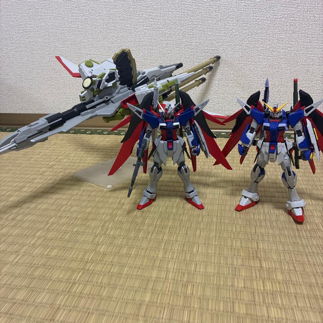 HG デスティニーゼウスシルエット　RG デスティニーガンダム　完成品ジャンク