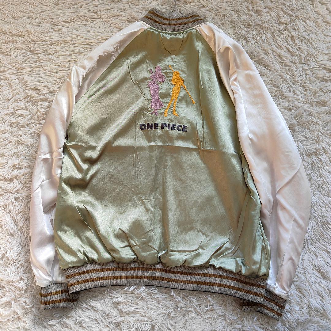 ONE PIECE　ナミ・ロビン 総刺繍 リバーシブル スカジャン　サイズXL