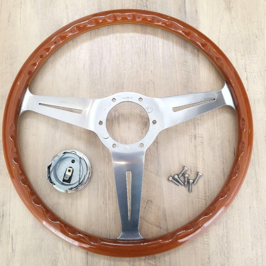 NARDI★ナルディクラシックウッドポリッシュ/ヴィンテージ【当時物】37Φ