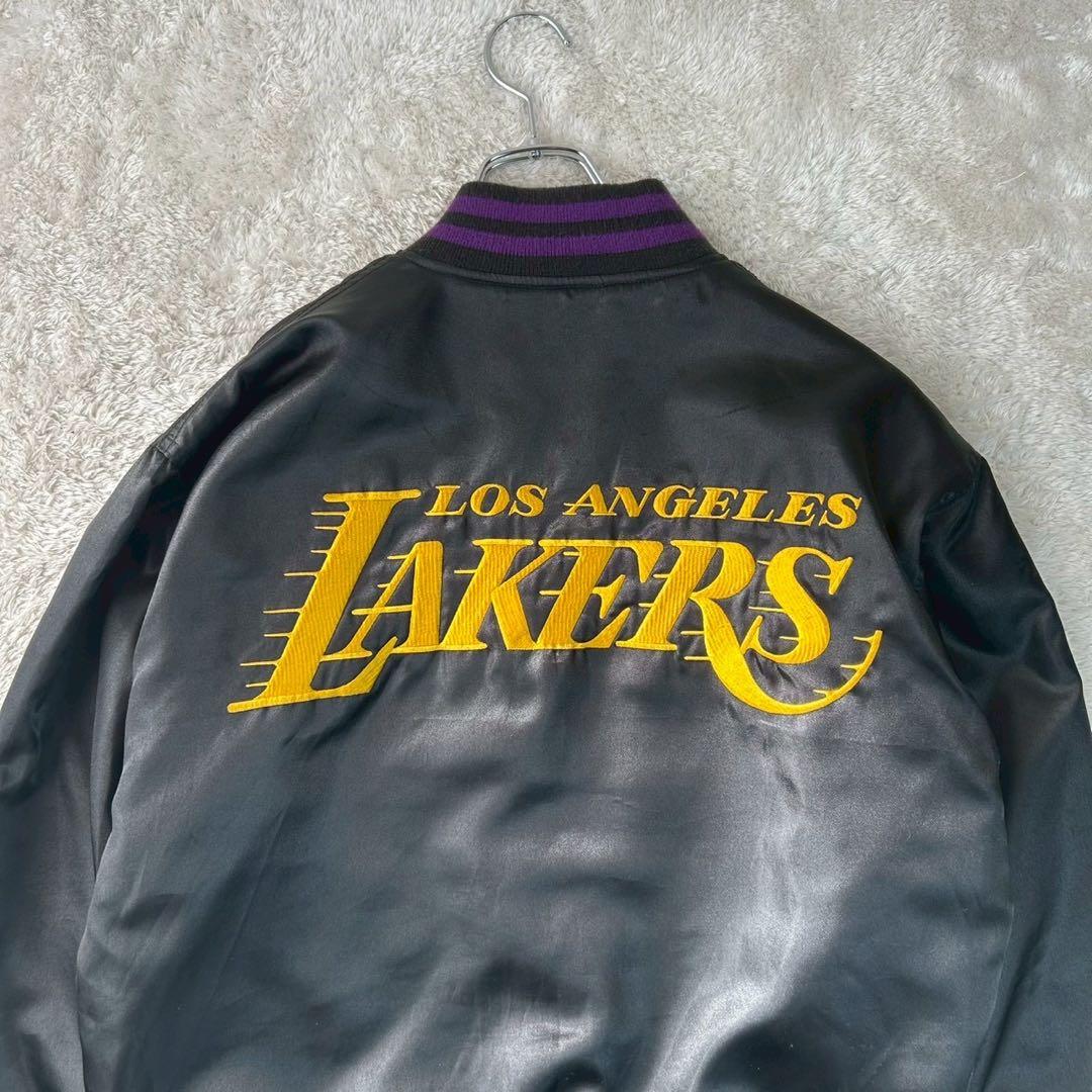 NBA Lakers レイカーズ ブルゾン ナイロンジャケット ブラック M
