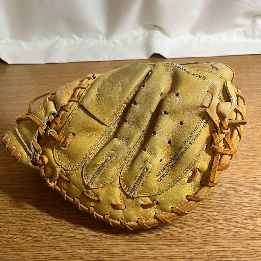 ミズノ ビューリーグ 一般軟式 キャッチャーミット 横型 良品 HG-3