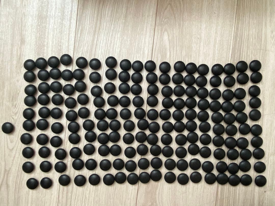 34号　蛤碁石　本蛤碁石　那智黒石　碁石　木箱付