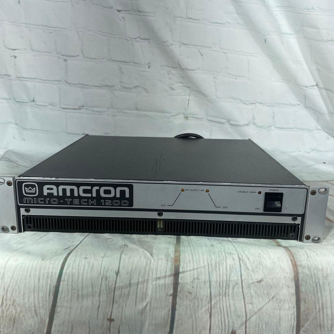 AMCRON micro-TECH 1200 パワーアンプ　送料込